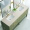 James Martin Vanities Emmeline 72in Double Vanity, Pebble Oak w/ 3 CM Eternal Marfil Top D100-V72-PBO-3EMR - alternate 5